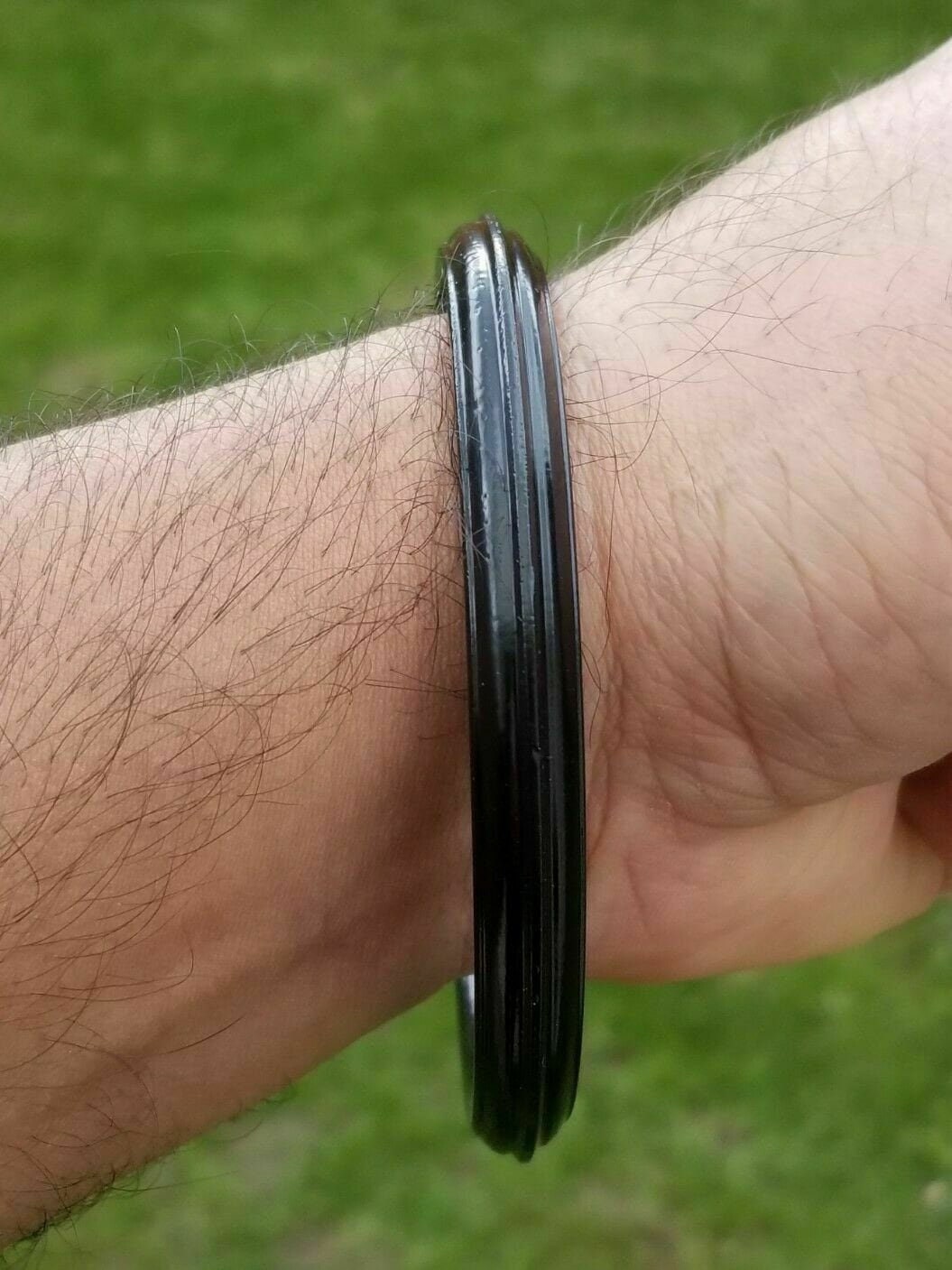 Sarbloh bangle black kara pure iron sikh dori kada heavy singh kaur khalsa z1