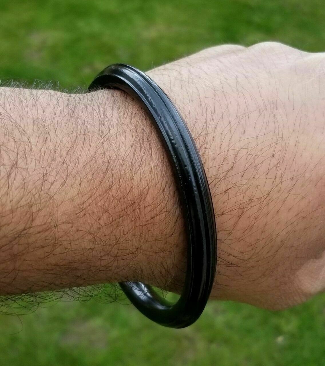 Sarbloh bangle black kara pure iron sikh dori kada heavy singh kaur khalsa z1