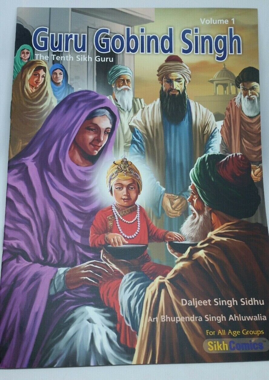 Sikh kids comic guru gobind singh ji daljeet singh sidhu in english volume 1 mc