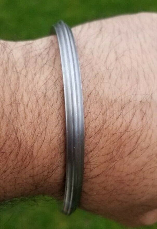 Sarbloh kara authentic sikh kada singh kaur khalsa iron bangle dori bracelet z14