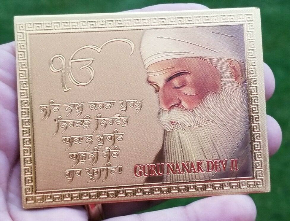 Sikh mool mantar guru nanak fridge magnet singh kaur souvenir collectible rrgm