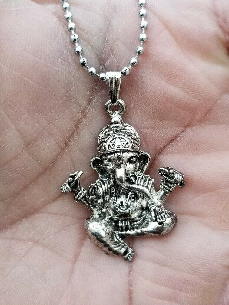 Gold or silver plated hindu ganesh ji hanuman shiri krishana pendant for car dd2