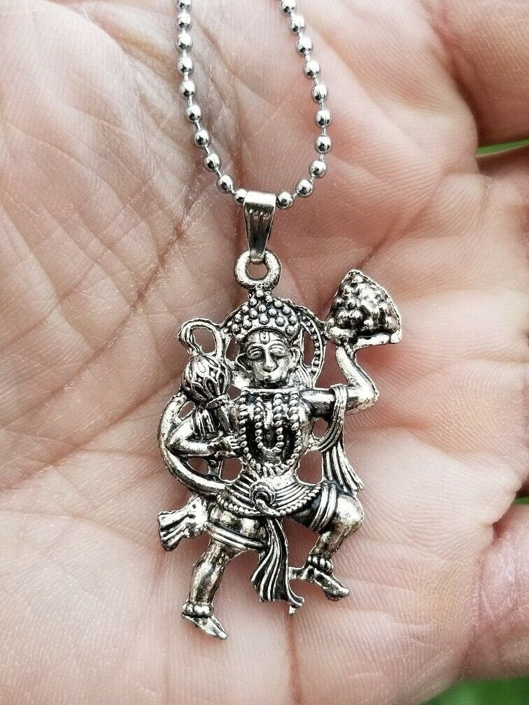 Gold or silver plated hindu ganesh ji hanuman shiri krishana pendant for car dd2